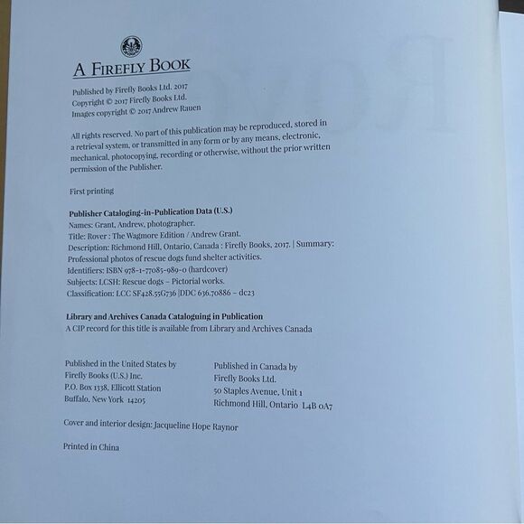 Rover:Wagmore Edition Andrew Grant rescue dogs book // Coffee Table Edition - Picture 3 of 16